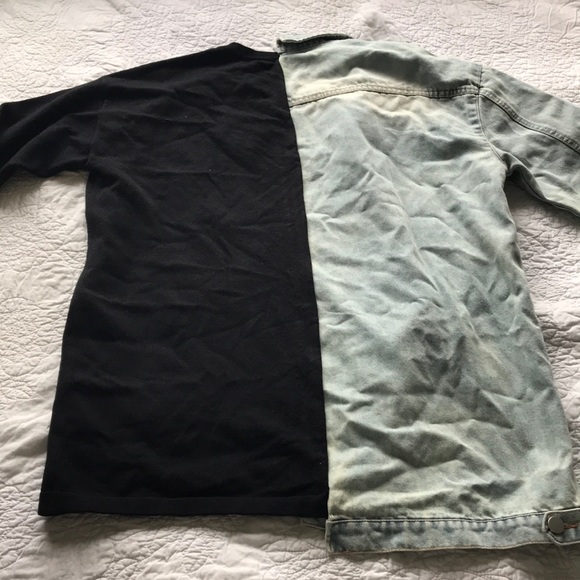 Split Fabric Shirt - Picture 5 of 6